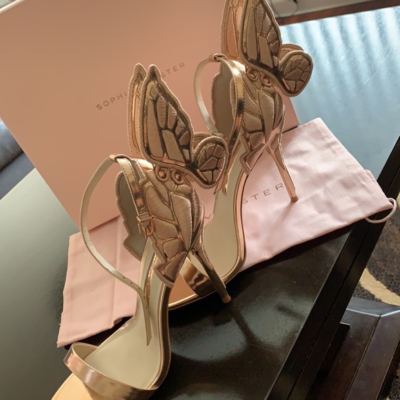 Butterfly rose gold brand new shoes - Picture 4 of 4